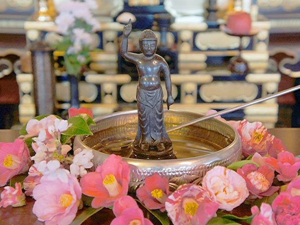 「花まつり・灌仏会」お釈迦様の誕生を祝う仏教行事